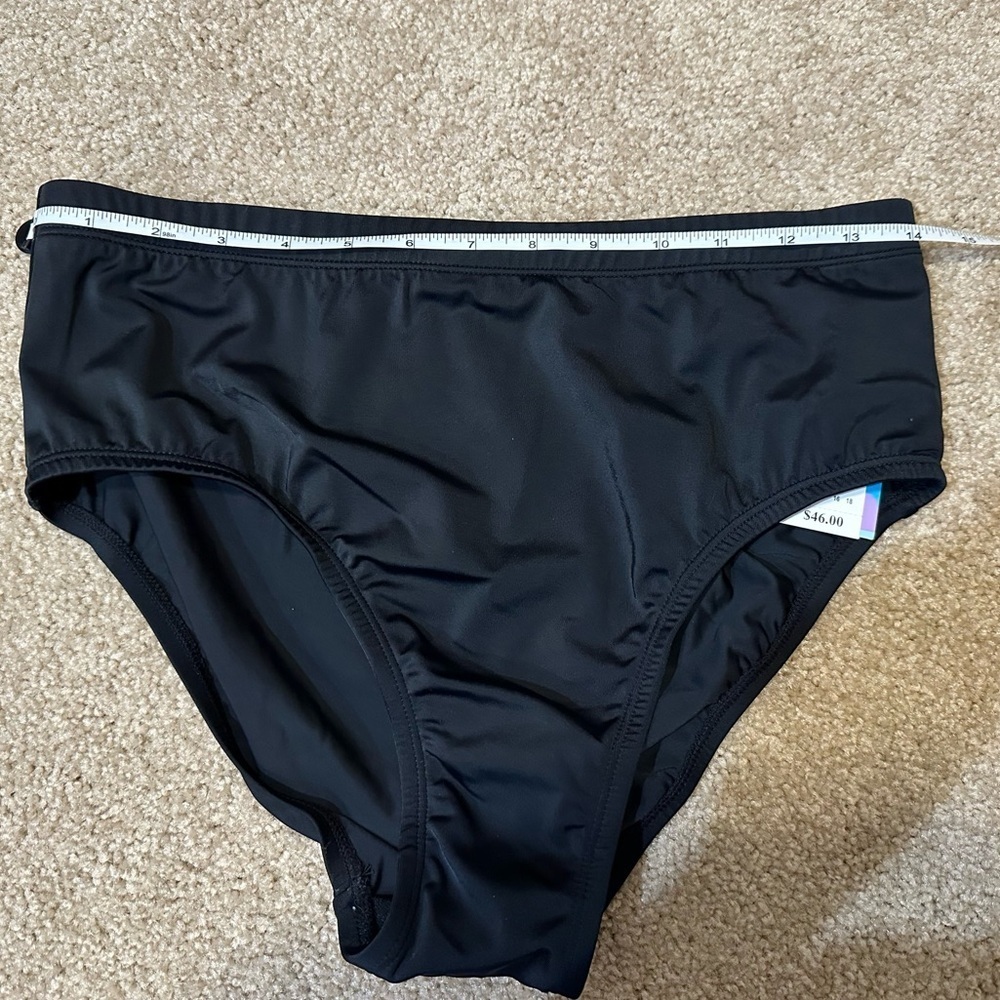 NWT Swim Solutions Women's Basic Brief Bottoms Size 10 - Picture 5 of 9